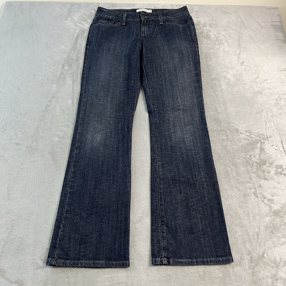 Levi's 545 Low Boot Cut Jeans Womens 6 30x32 Dark Wash Stretch Denim Western Y2K